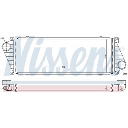 NISSEN Intercooler, 96842 96842